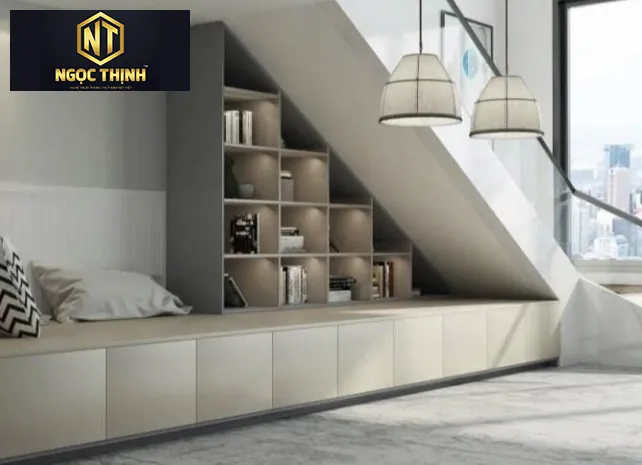 Xưởng Nội Thất Ngọc Thịnh Nhơn Trạch - Đồng Nai - Tận dụng gầm cầu thang làm tủ – giải pháp thông minh cho những ngôi nhỏ